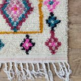 Handmade wool Berber rug 165 X 70 CM