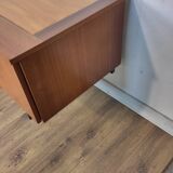 Scandinavian teak and metal sideboard