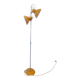 Yellow 70s floor lamp