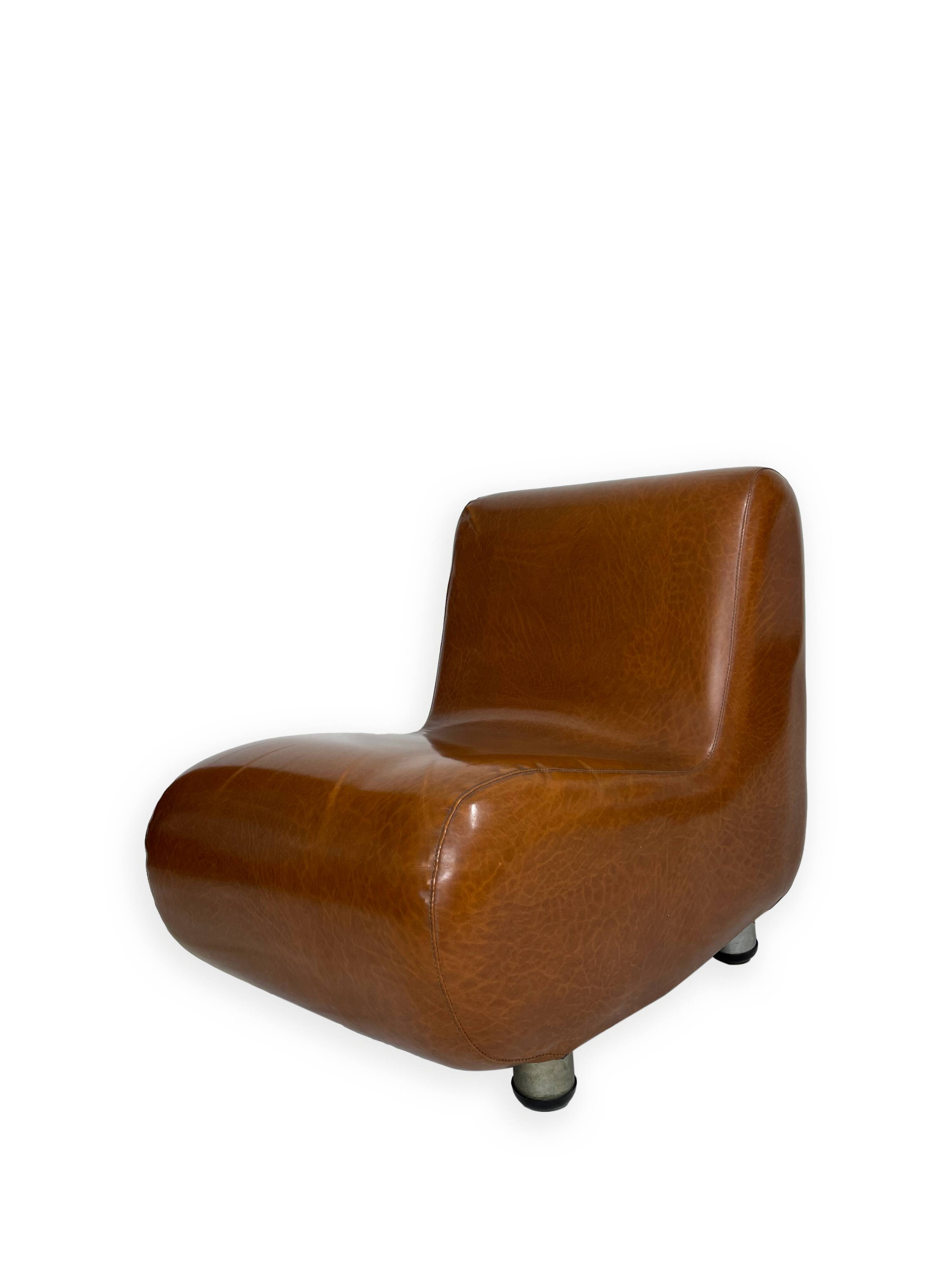 Curve armless armchairs, 1970s