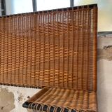 Metal and wicker headhead 50s