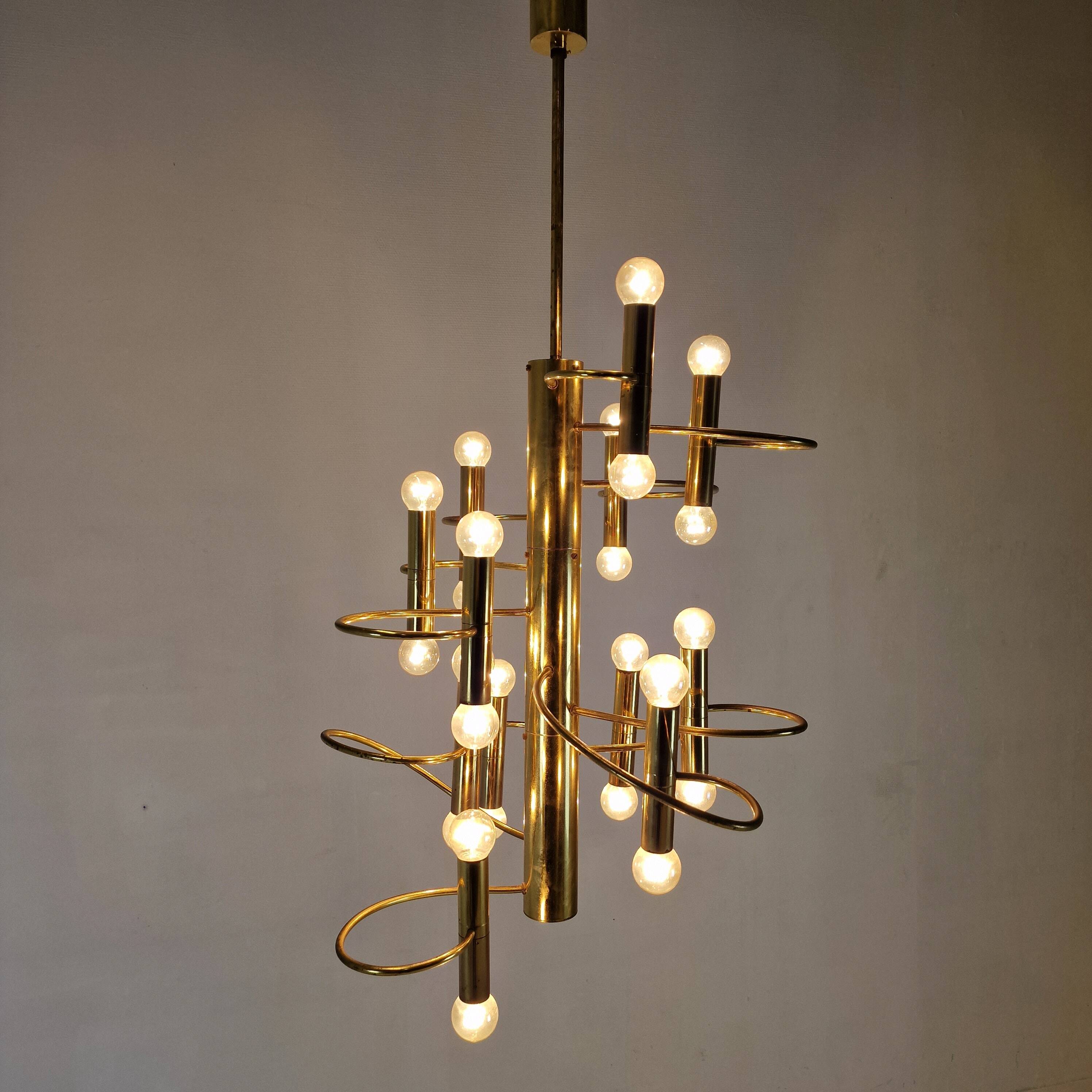 Candlestick Designed by Gaetano Sciolari, 1970's