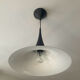 Vintage black metal pendant lamp