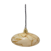 Marbled glass pendant light