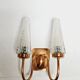 2-armed wall lamp from Elmet Zabrze, Poland, 1970s