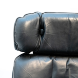 Leather lounge chair