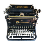 Machine à écrire Continental de 1928