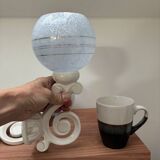 Pair of vintage pastel wall sconces