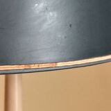 Empire style hot water bottle lamp - bronze and brass candle holder lamp