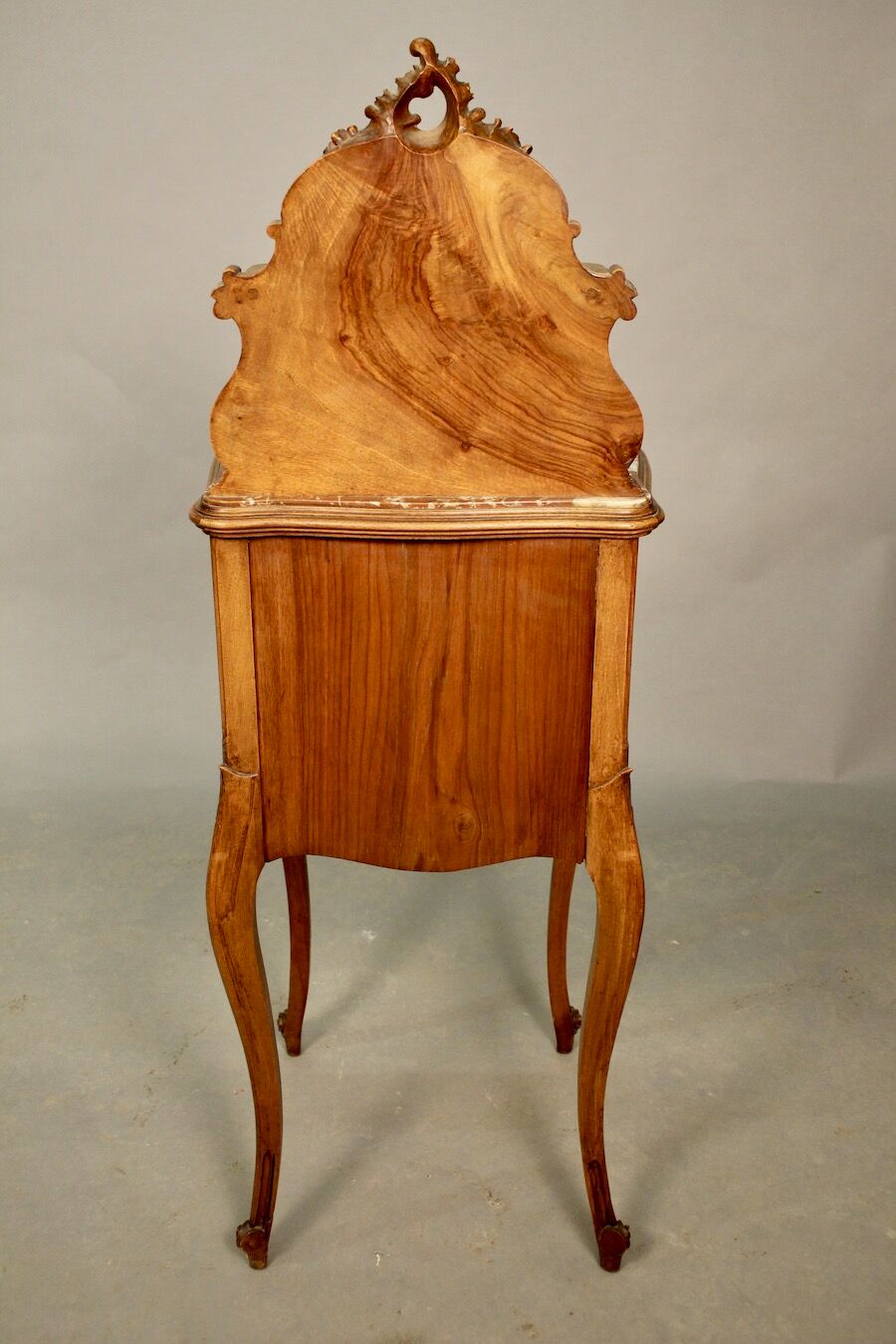Walnut bedside table in Louis XV style 19th century
