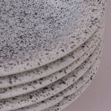 Speckled deep plates x6