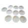 10 dessert plates made of Limoges porcelain, France.