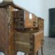 Pair of rosewood bedside tables in Louis XV style