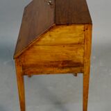 19th century natural wood sloping desk