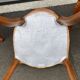6 chairs Louis XV red style