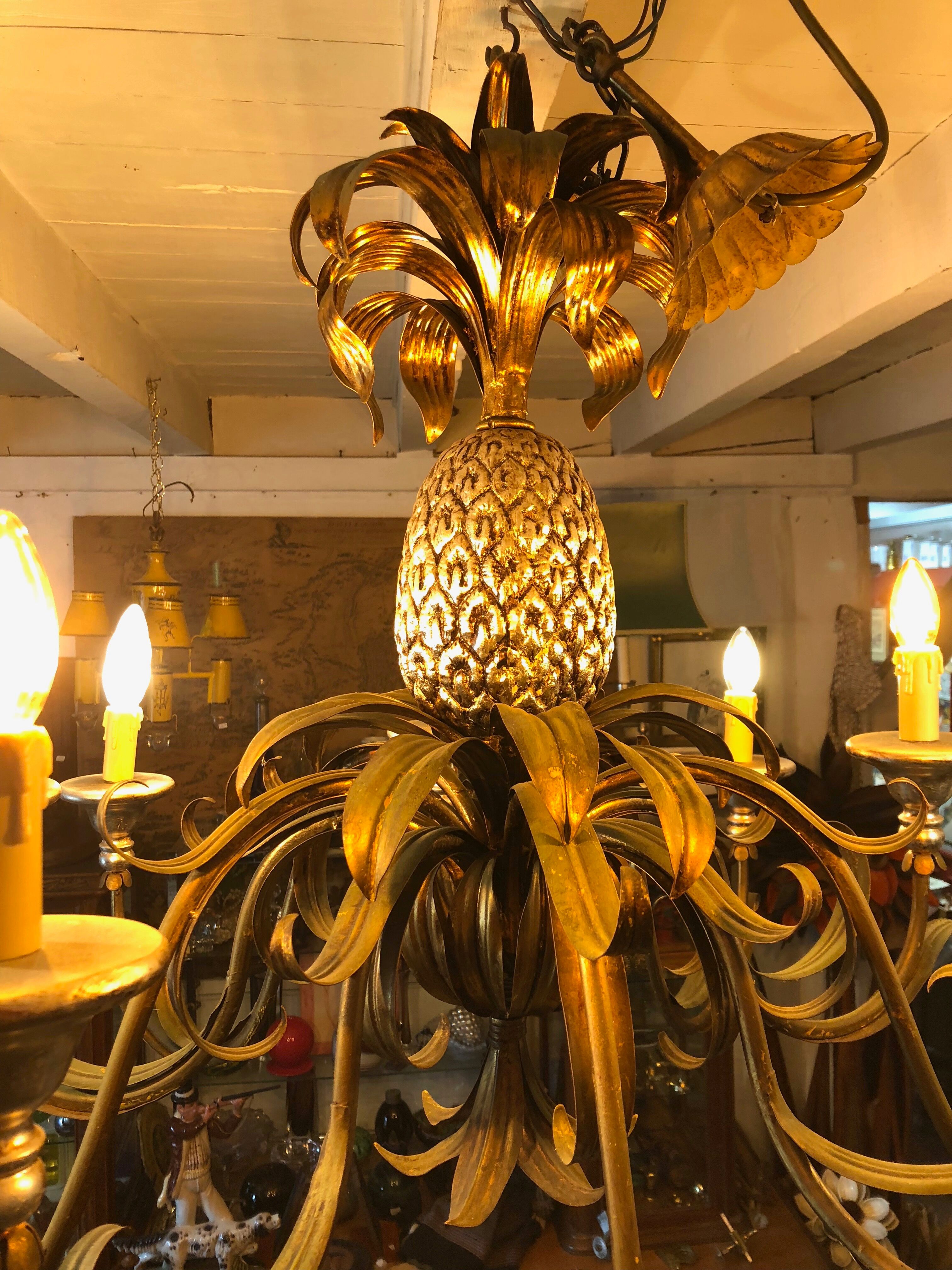 Pineapple chandelier