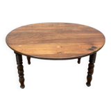 Louis Philippe round walnut dining table