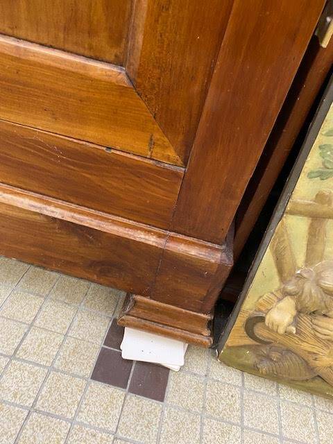 Cherry wood bookcase