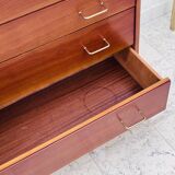 Teak chest of drawers