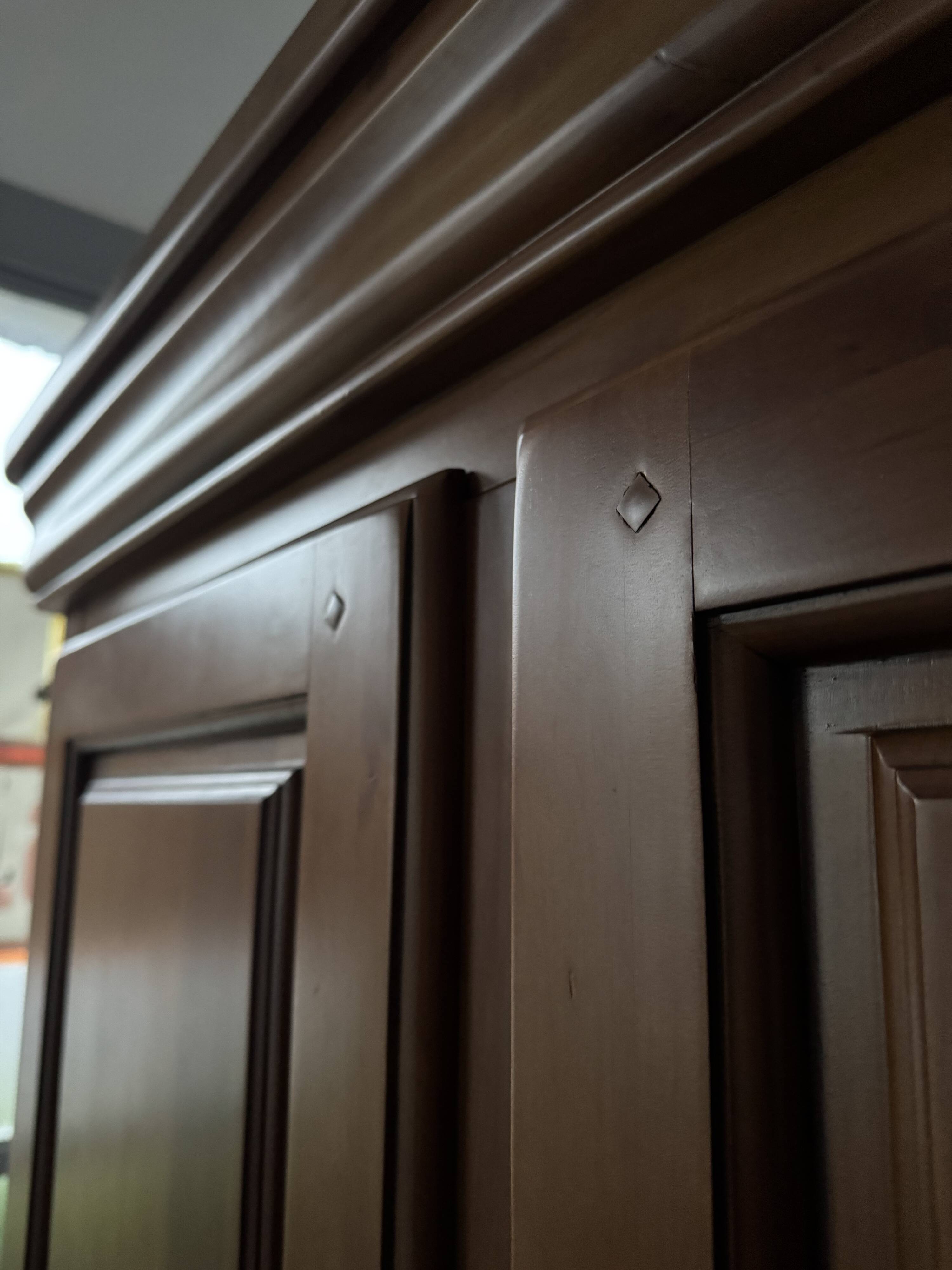 Louis Philippe style cherry wood wardrobe