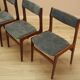 Set of four teak chairs, Danish design, 1970s, made in Denmark