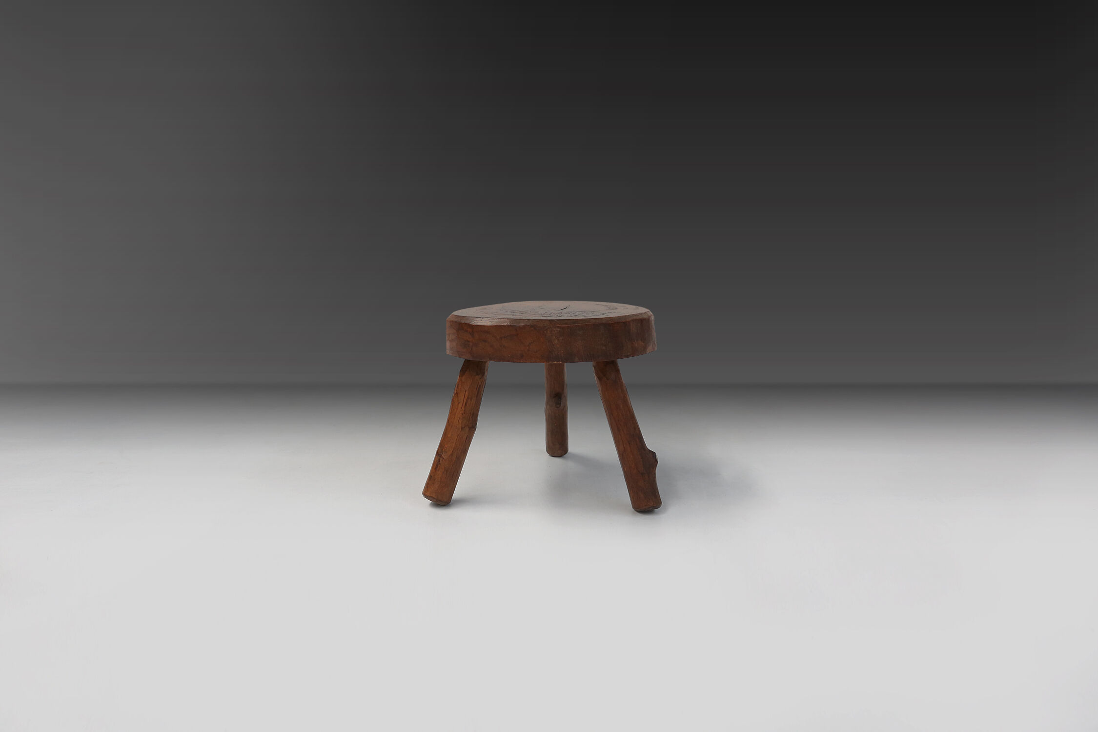 Rustic wooden stool  Ca.1935