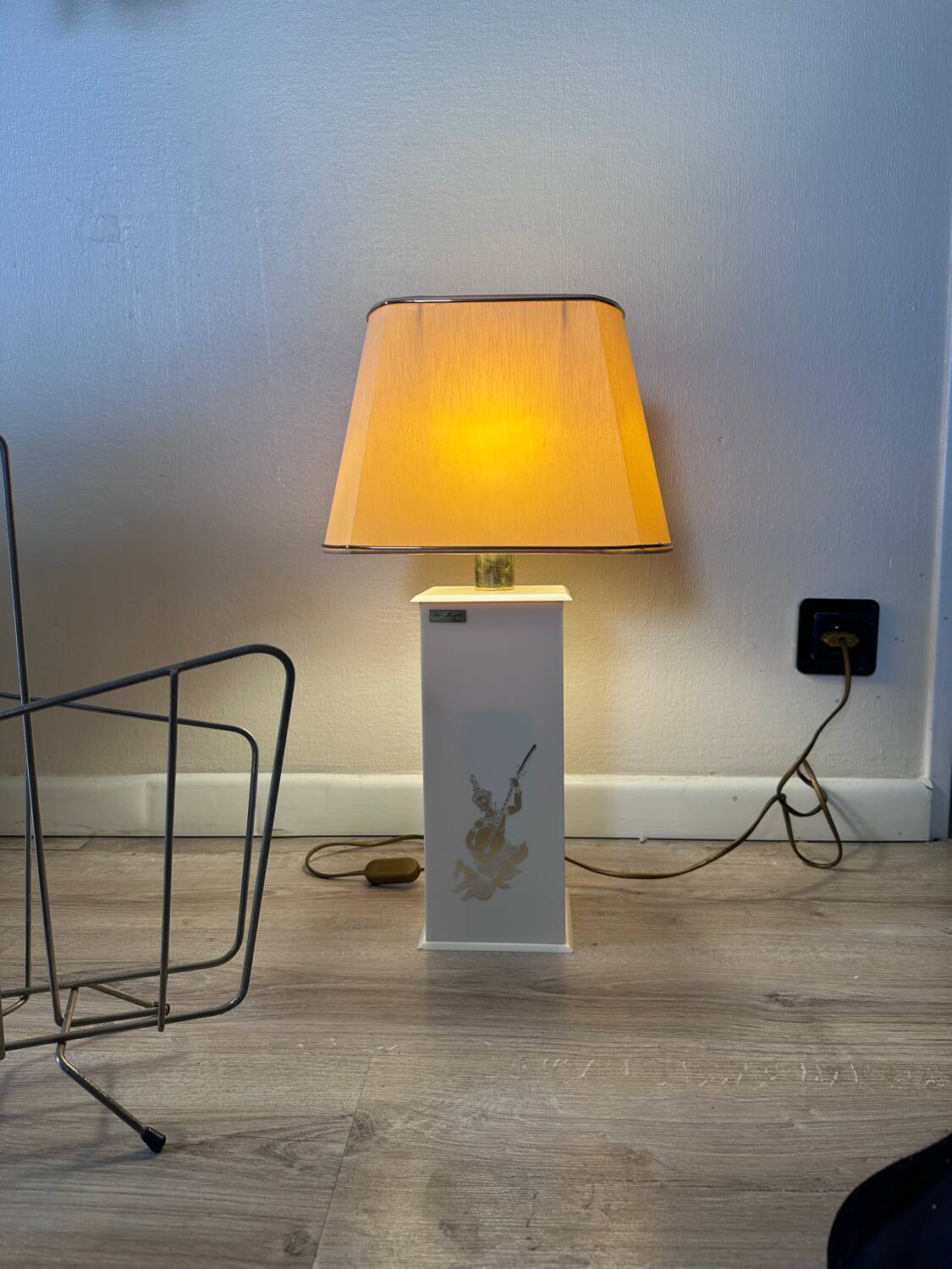 Vintage design lamp by Eric Maville, made in France in the 1970s.