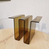 Vintage magazine door Plexiglas 1970