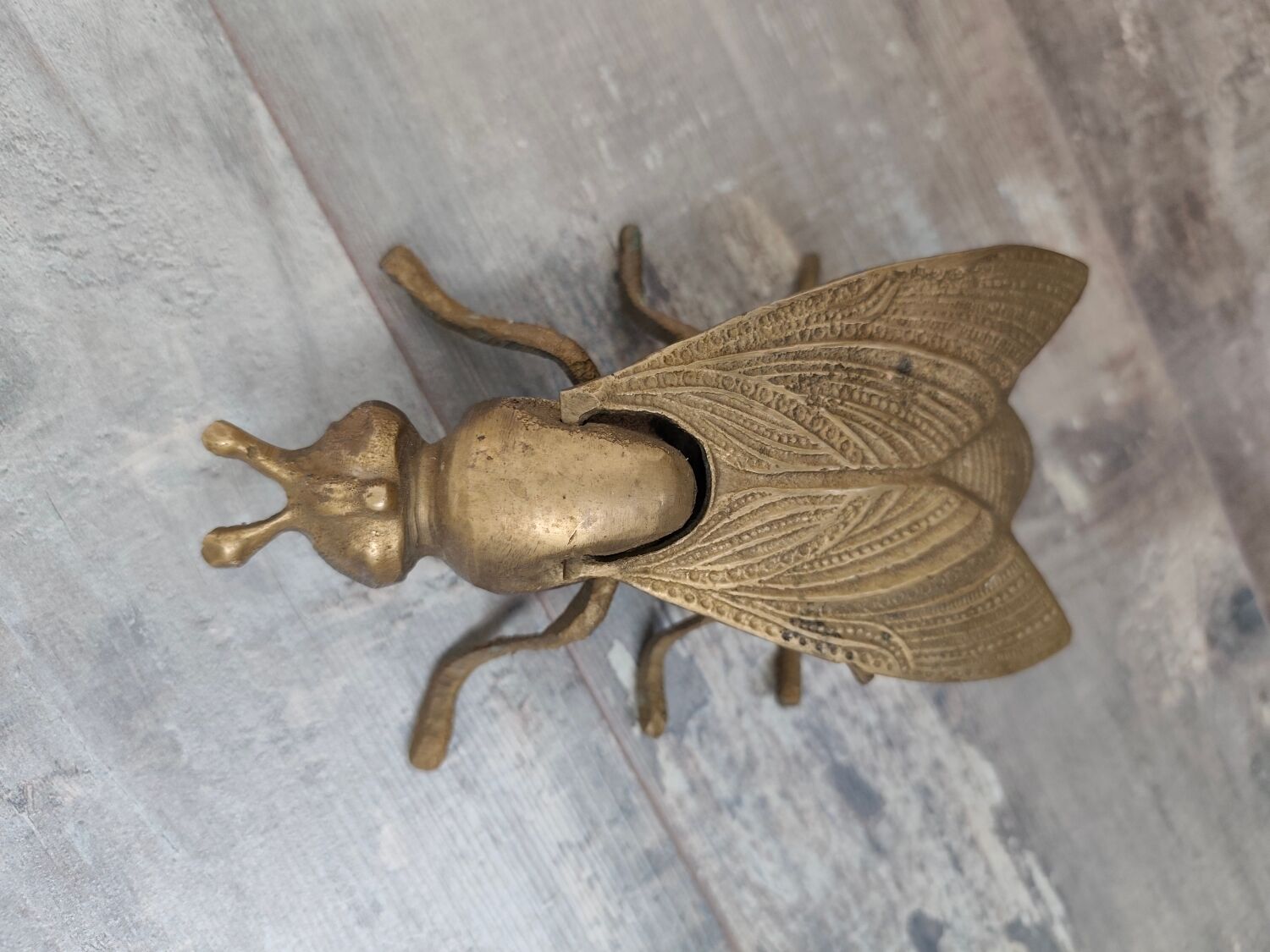 Brass ashtray and catchall