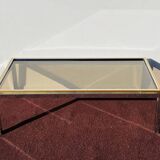 Rectangular coffee table. Flaminia Belgochrom W. Rizzo Vintage 70s
