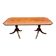 Table basse Chesterfield anglaise antique avec plateau en cuir