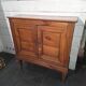Low buffet in solid cherry wood from the 19th century (shallow)