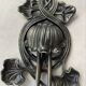 Apply 2 pink tulip Art Nouveau wall lights.