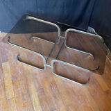 70s plexi coffee table
