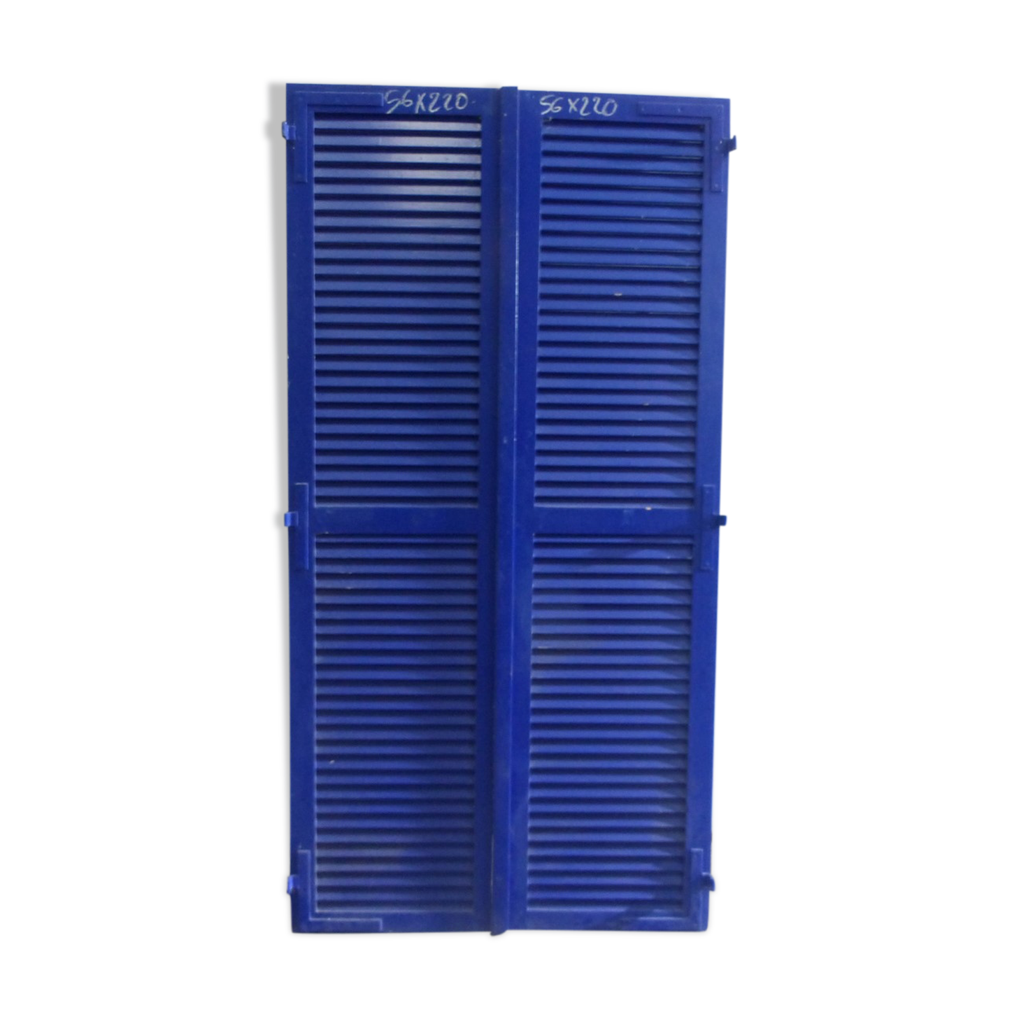 Wooden shutters 2 swings L 56 H 220