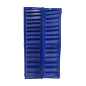 Volets persiennes en bois 2 battants L 56 H 220