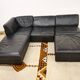 Mid-Century modular sofa in leather by De Sede, Set of 5, 1970s