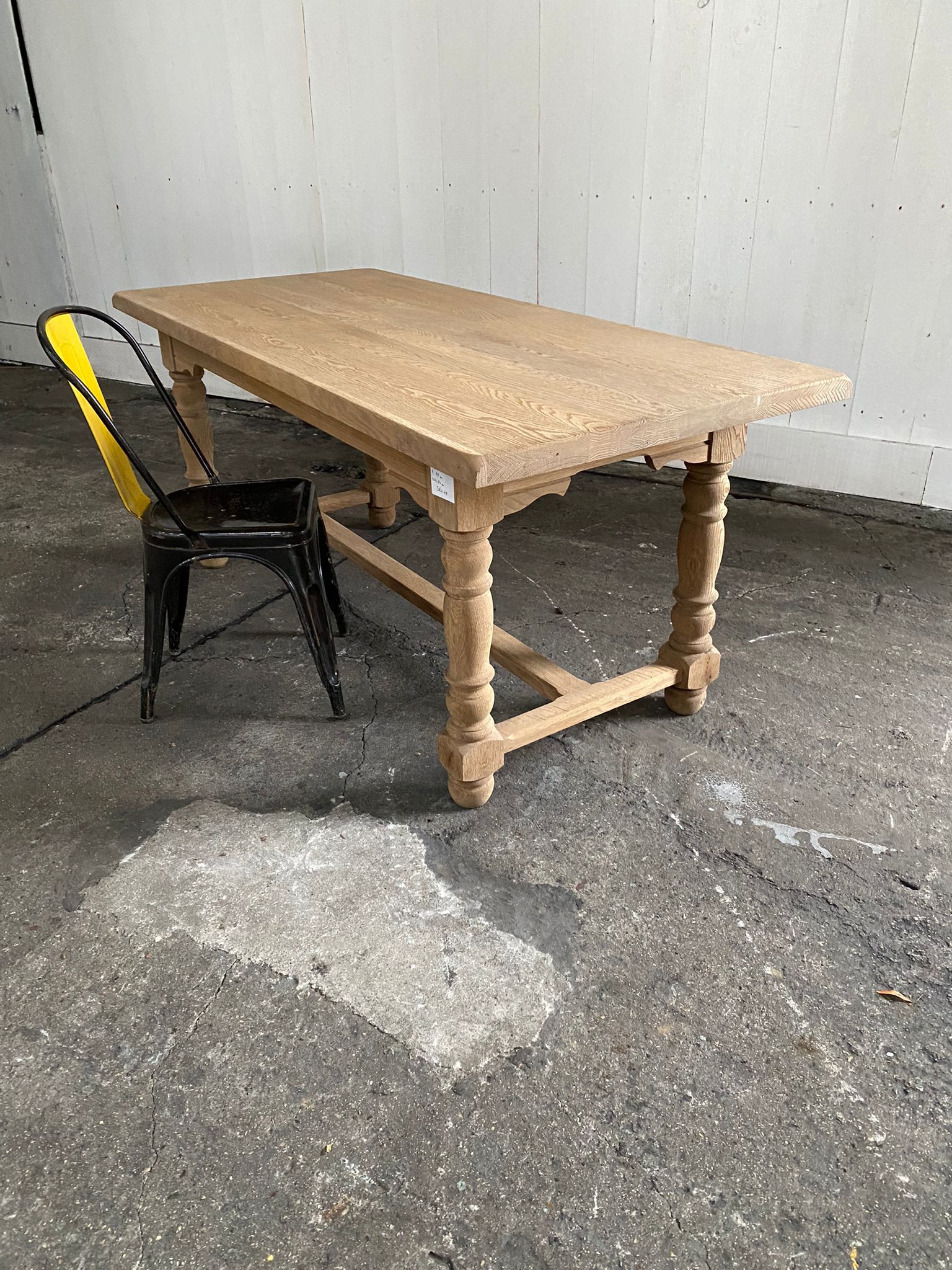 Stripped farmhouse table