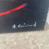 Signed abstract painting from 1992