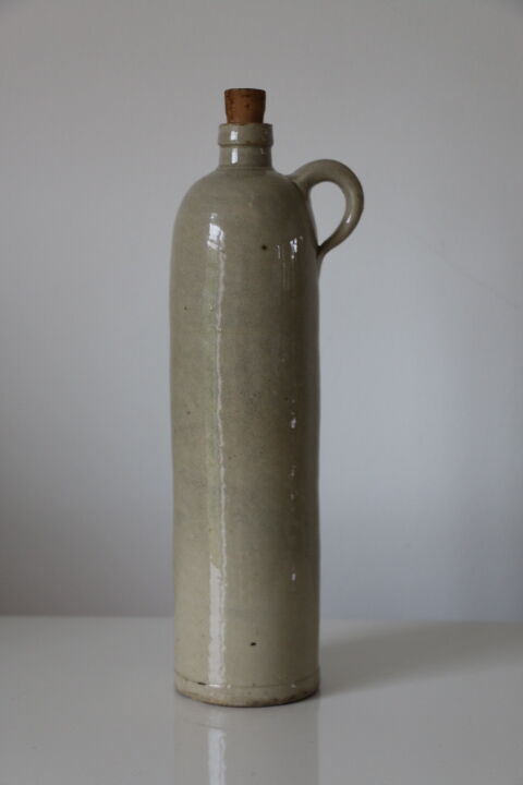 Bottle/soliflore in glazed stoneware