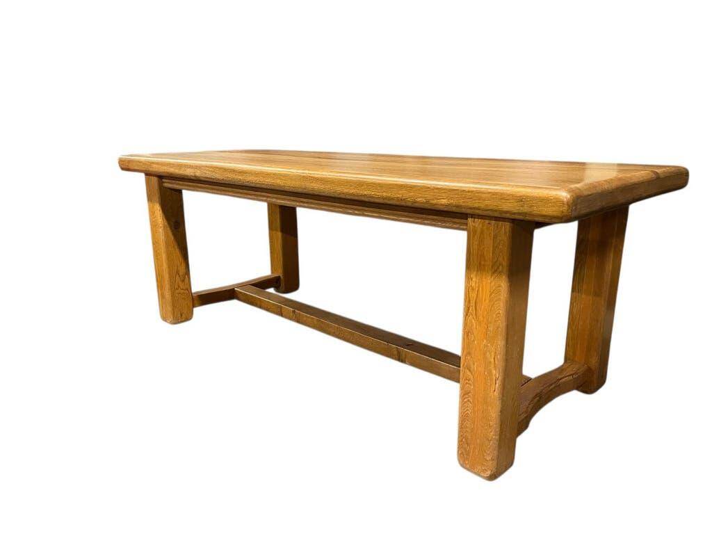XL vintage dining table in solid wood