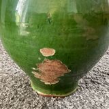 Gargoulette, chevrette, water pot. glazed terracotta.antic