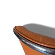 Charles Pollock Knoll Office Chair Patinated Camel Leather