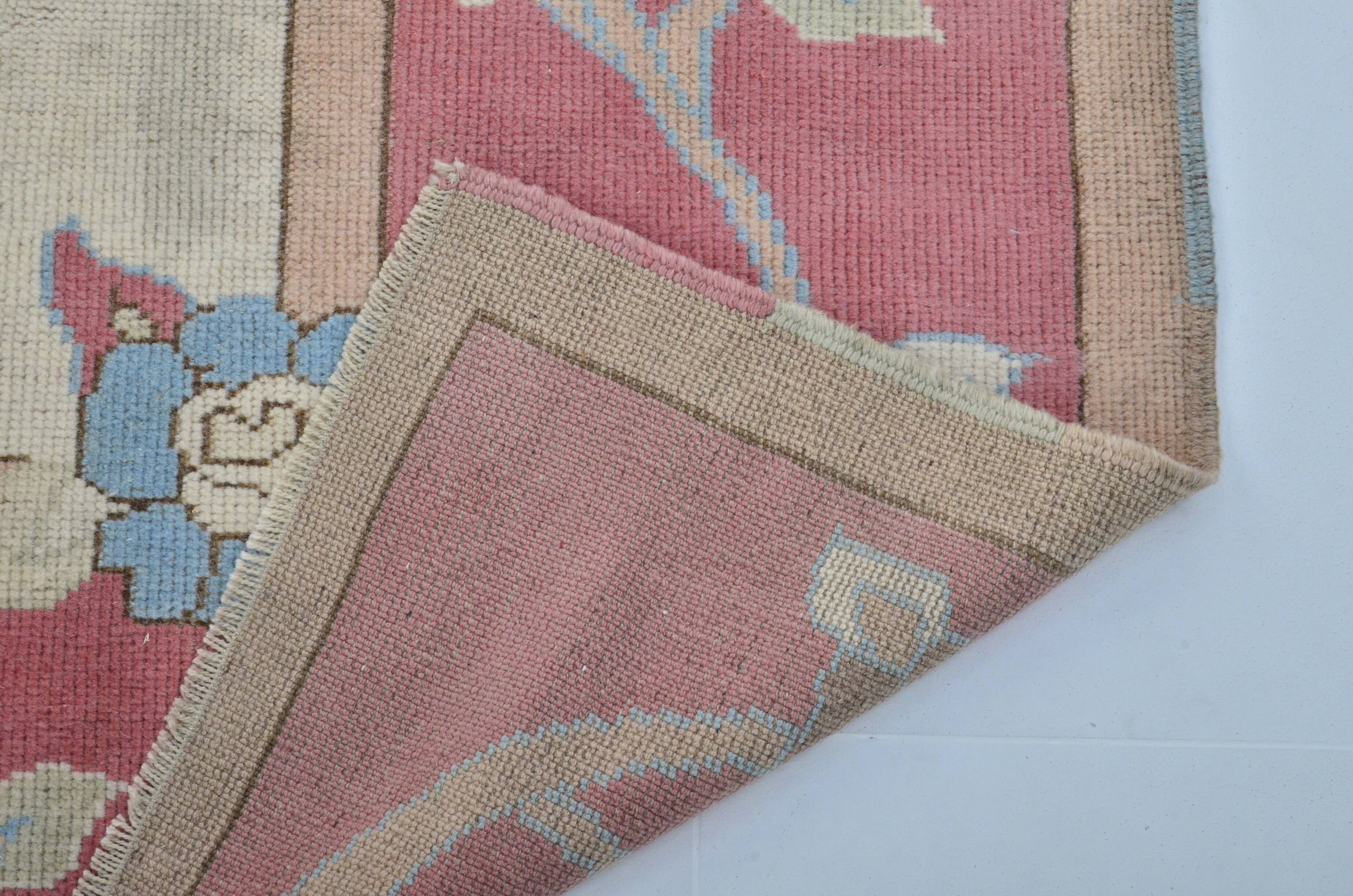 Hand-knotted Anatolian rug sku3583