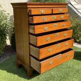 Semainier with support height in Mahogany