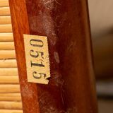 Danish 2-seater sofa in mahogany and cane by Ole Wanscher, 1960.