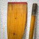Pair of old wooden oars