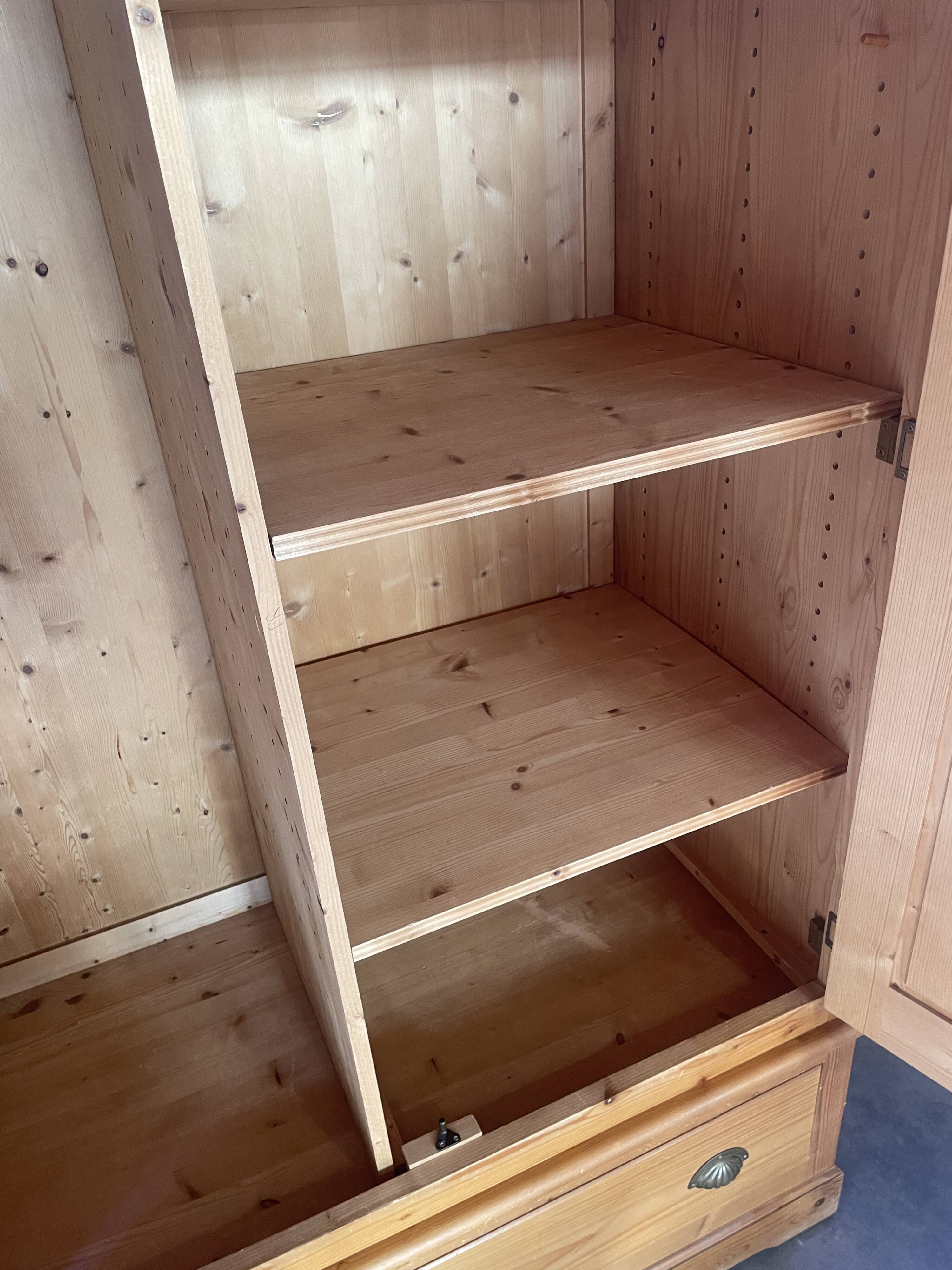 Parisian pine wardrobe