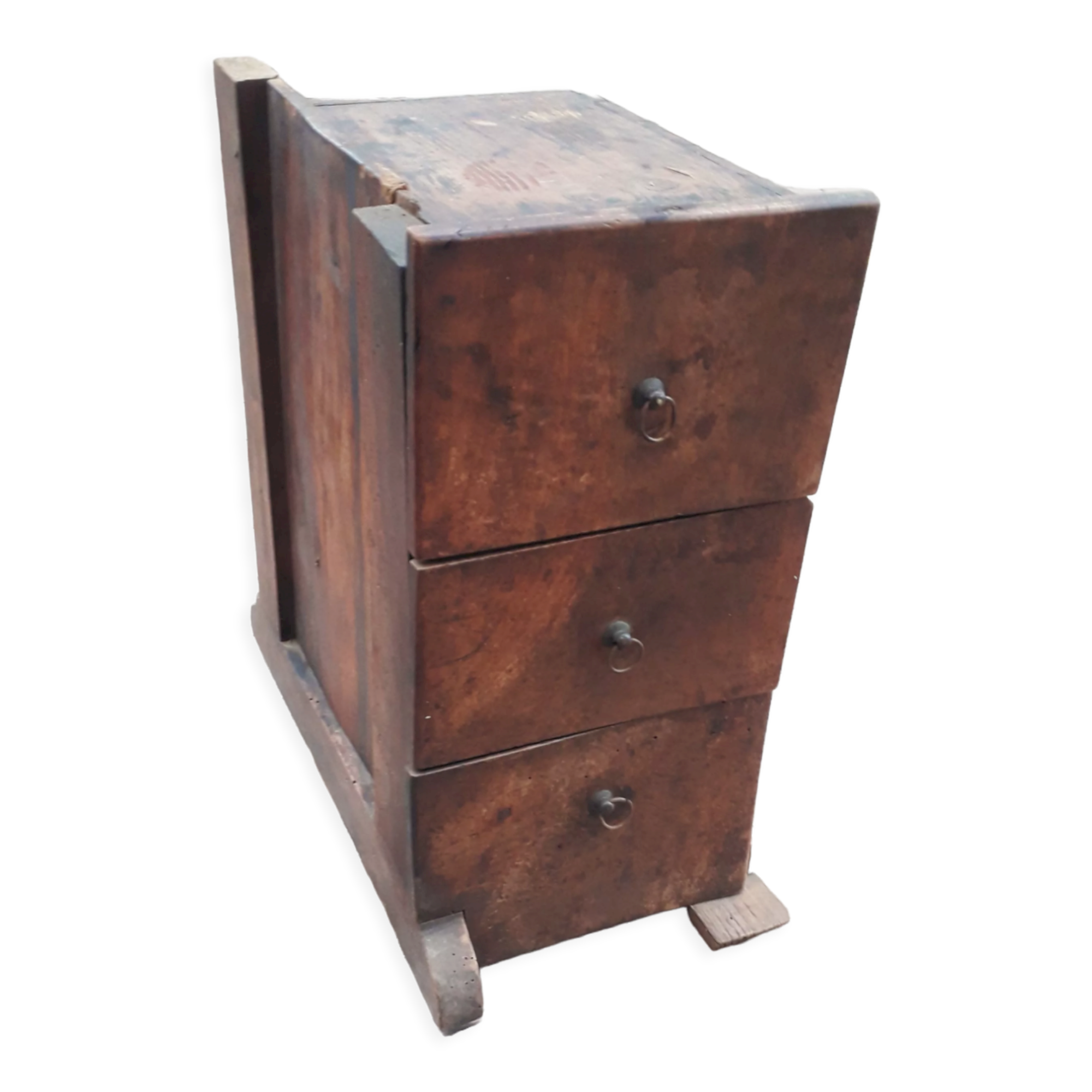 Craft furniture - 3 drawers - handmade - 1940