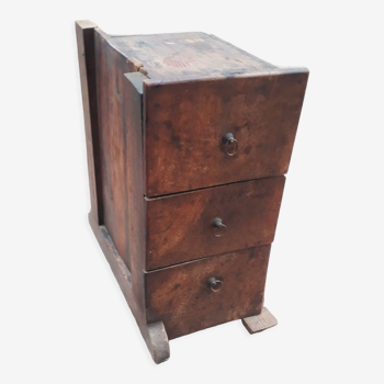 Craft furniture - 3 drawers - handmade - 1940